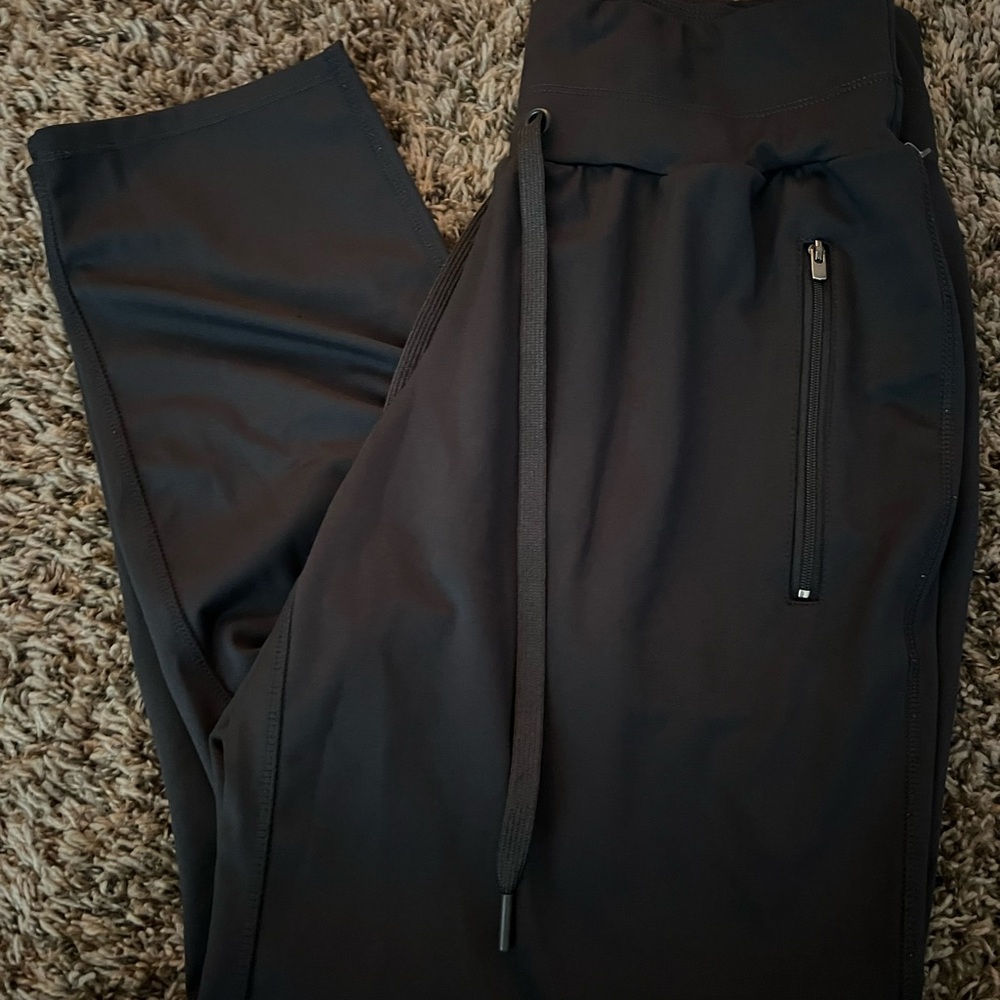Maurices Gray Jogger Pants with Zipper Detail